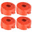 4Pcs Spool Cap for Bosch ART 3000 Combitrim / 2300 Combitrim / 30 Combitrim Lawn Mower Replacement Part, F016L71115 - 1