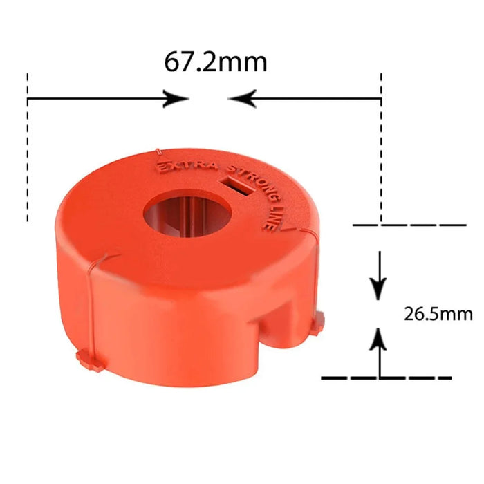 4Pcs Spool Cap for Bosch ART 3000 Combitrim / 2300 Combitrim / 30 Combitrim Lawn Mower Replacement Part, F016L71115 - 7
