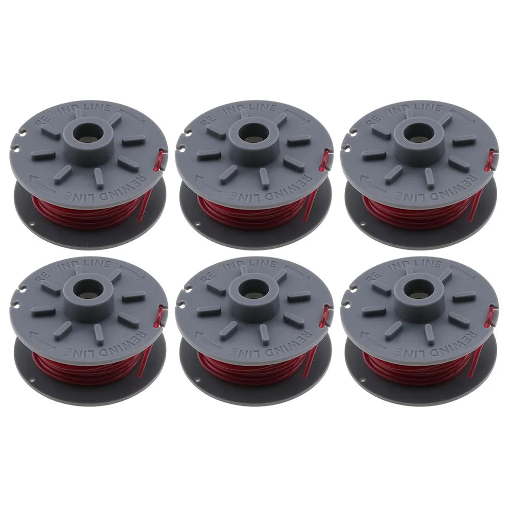 6Pcs For Gardena Turbotrimmer Smallcut Lawn Mower Spool Nylon Rope Reel, 05364-20 / TLGA-04 - 1