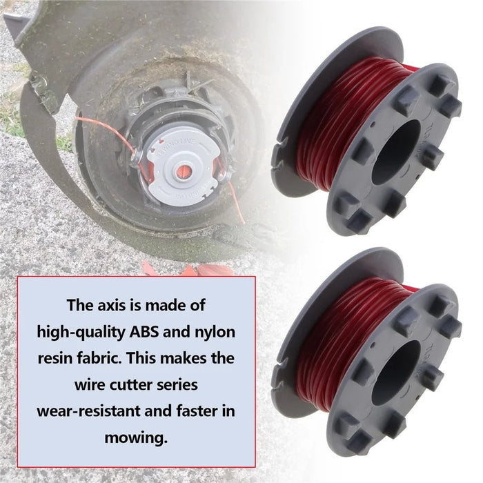 2Pcs For Gardena Turbotrimmer Smallcut Lawn Mower Spool Nylon Rope Reel, 05364-20 / TLGA-04 - 3