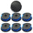 TLW-04+TLW-05 6Pcs Replacement Spool + 1Pc Spool Cap for Harbor Freight Bauer 20115E-B Bauer Corded BAUER 5.5Amp 15 in Electric String Trimmer - 1