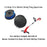 TLW-04+TLW-05 6Pcs Replacement Spool + 1Pc Spool Cap for Harbor Freight Bauer 20115E-B Bauer Corded BAUER 5.5Amp 15 in Electric String Trimmer - 2