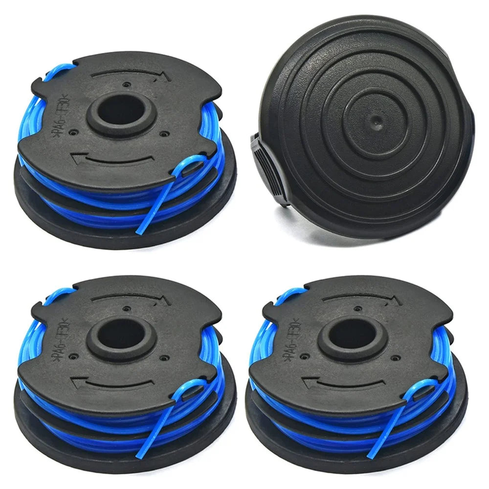 TLW-04+TLW-05 3Pcs Replacement Spool + 1Pc Spool Cap for Harbor Freight Bauer 20115E-B Bauer Corded BAUER 5.5Amp 15 in Electric String Trimmer - 1