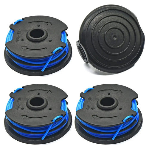 TLW-04+TLW-05 3Pcs Replacement Spool + 1Pc Spool Cap for Harbor Freight Bauer 20115E-B Bauer Corded BAUER 5.5Amp 15 in Electric String Trimmer - 1