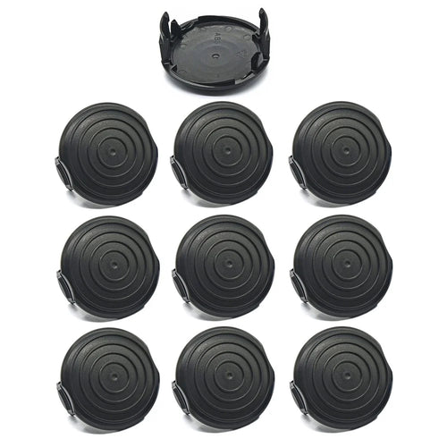 TLW-05 10Pcs Replacement Spool Cap for Harbor Freight Bauer 20115E-B Bauer Corded BAUER 5.5Amp 15 in Electric String Trimmer - 1