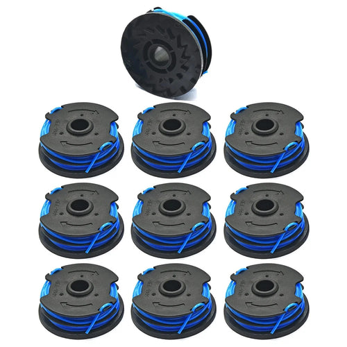 TLW-04 10Pcs Replacement Spool for Harbor Freight Bauer 20115E-B Bauer Corded BAUER 5.5Amp 15 in Electric String Trimmer - 1