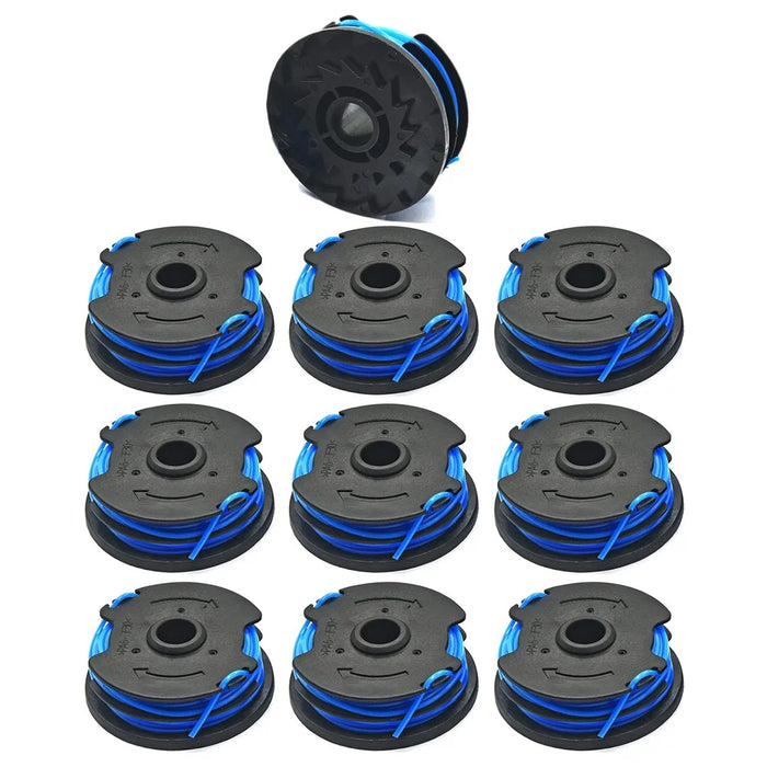 TLW-04 10Pcs Replacement Spool for Harbor Freight Bauer 20115E-B Bauer Corded BAUER 5.5Amp 15 in Electric String Trimmer - 1