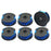 TLW-04 6Pcs Replacement Spool for Harbor Freight Bauer 20115E-B Bauer Corded BAUER 5.5Amp 15 in Electric String Trimmer - 1