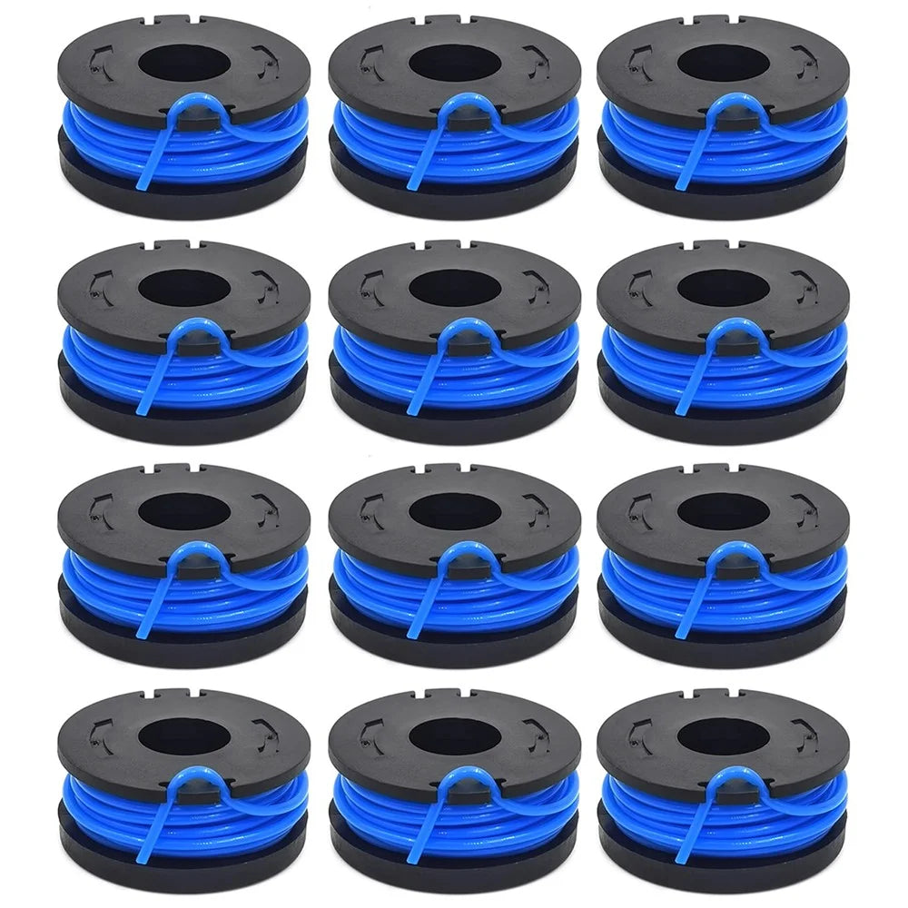 TLW-01 12Pcs Replacement Spool Mower Accessory for Harbor Freight Bauer 19115C-B 20V Cordless Mower - 1