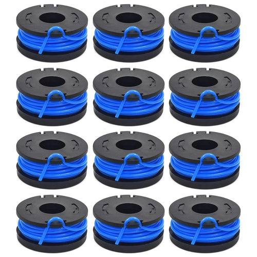 TLW-01 12Pcs Replacement Spool Mower Accessory for Harbor Freight Bauer 19115C-B 20V Cordless Mower - 1