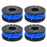 TLW-01 4Pcs Replacement Spool Mower Accessory for Harbor Freight Bauer 19115C-B 20V Cordless Mower - 1