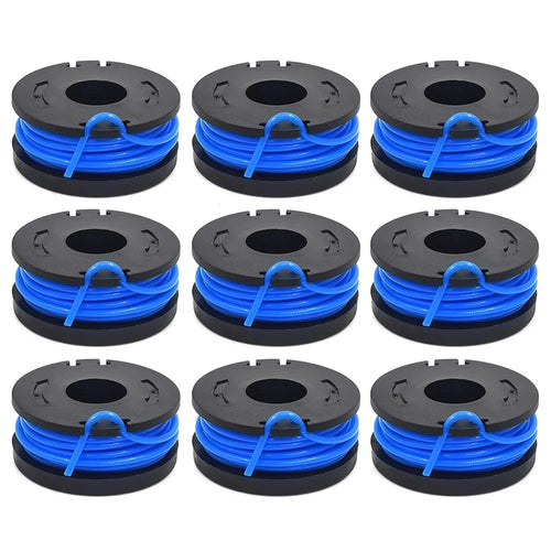 TLW-01 9Pcs Replacement Spool Mower Accessory for Harbor Freight Bauer 19115C-B 20V Cordless Mower - 1