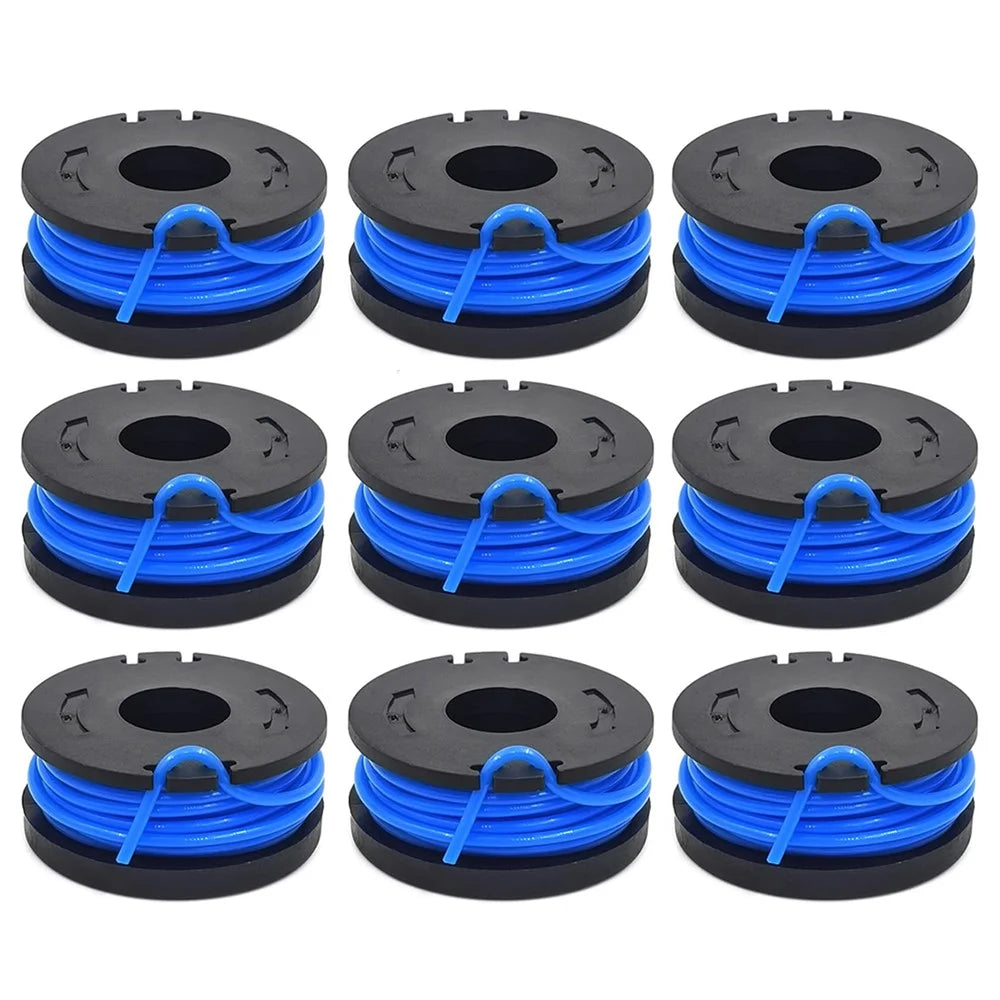 TLW-01 9Pcs Replacement Spool Mower Accessory for Harbor Freight Bauer 19115C-B 20V Cordless Mower - 1