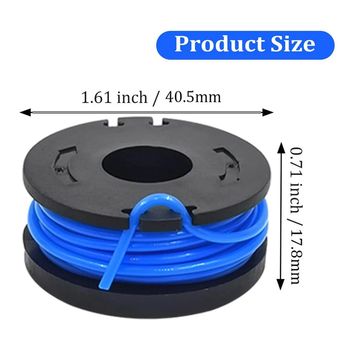 TLW-01 9Pcs Replacement Spool Mower Accessory for Harbor Freight Bauer 19115C-B 20V Cordless Mower - 7