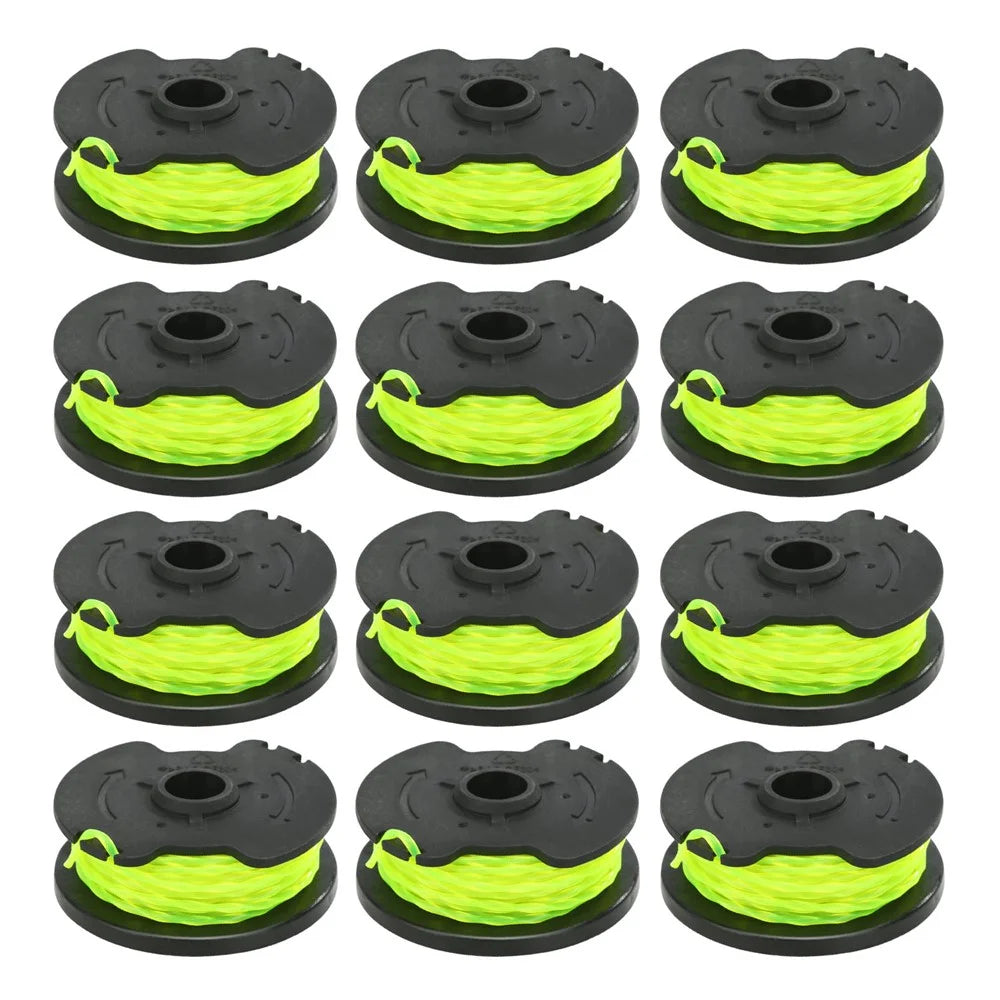 HT19-401-004-20 12Pcs Replacement Spool Mower Accessory for Hyper Tough 40V Max String Trimmer  /  HT19-401-004-20 /  HT21-401-002-04 (2022) - 1