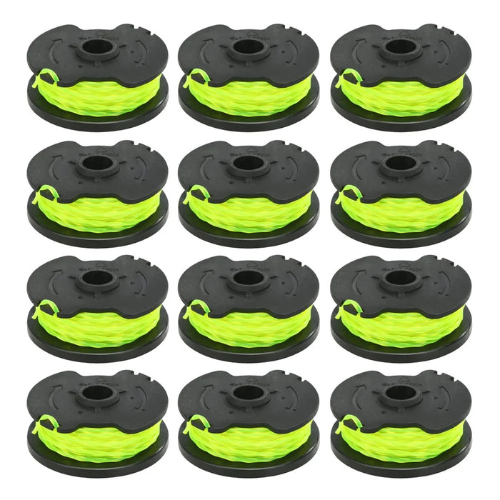 HT19-401-004-20 12Pcs Replacement Spool Mower Accessory for Hyper Tough 40V Max String Trimmer  /  HT19-401-004-20 /  HT21-401-002-04 (2022) - 1