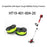 HT19-401-004-20 12Pcs Replacement Spool Mower Accessory for Hyper Tough 40V Max String Trimmer  /  HT19-401-004-20 /  HT21-401-002-04 (2022) - 2
