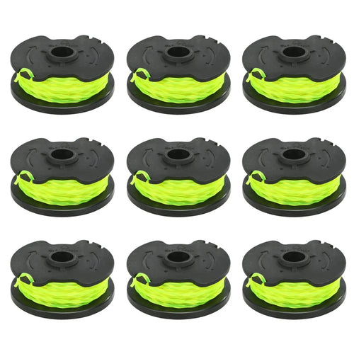 HT19-401-004-20 9Pcs Replacement Spool Mower Accessory for Hyper Tough 40V Max String Trimmer  /  HT19-401-004-20 /  HT21-401-002-04 (2022) - 1