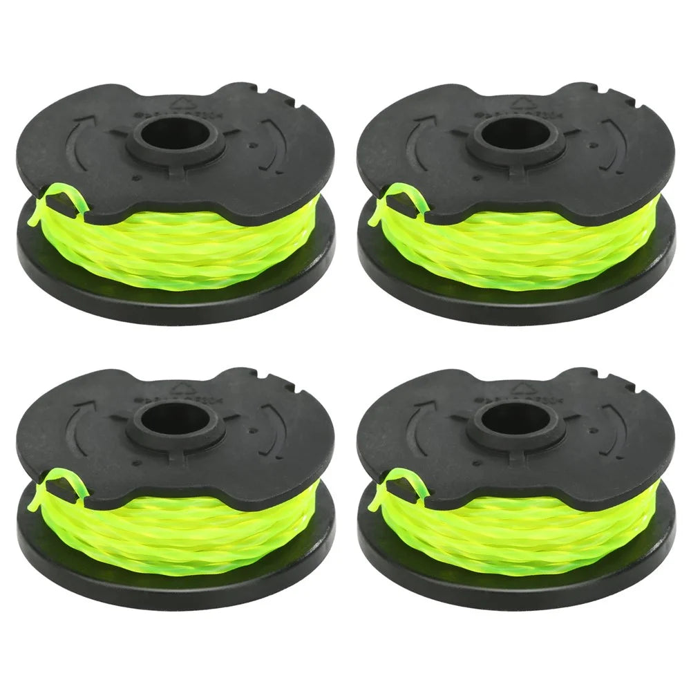 HT19-401-004-20 4Pcs Replacement Spool Mower Accessory for Hyper Tough 40V Max String Trimmer  /  HT19-401-004-20  /  HT21-401-002-04 (2022) - 1