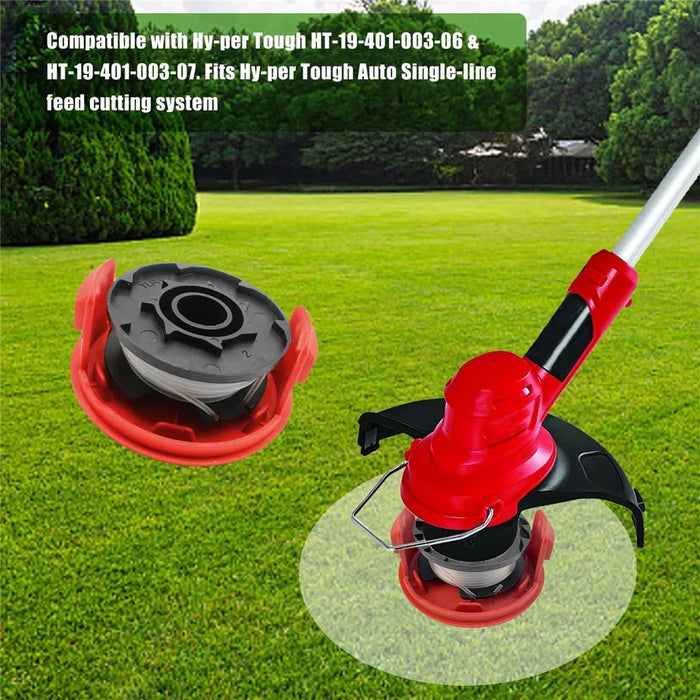 TLH-02+ TLH-02-1 6Pcs Replacement Spool + 1Pc Spool Cap for Hyper Tough 20V Max HT22-401-03-05  /  HT-19-401-003-06  /  HT19-401-003-07 - 2