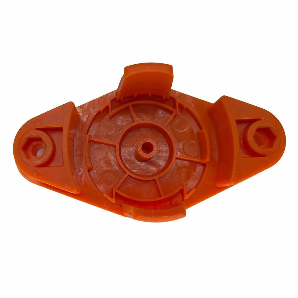Trimmer Head + 20 Blades for Worx WG175  /  WG165  /  WG163  /  WG151  /  WG150 Lawn Mower Part, EVW-01+RS-0001 Orange - 4