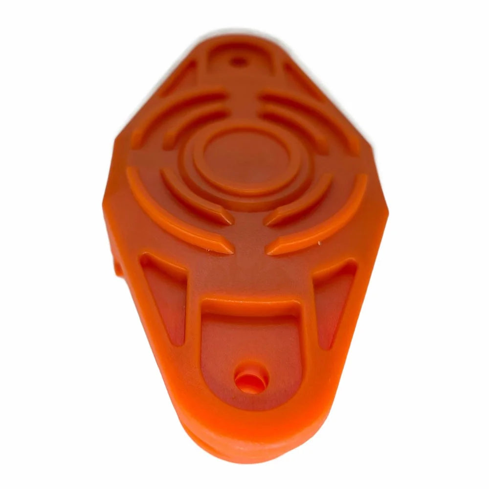 Trimmer Head + 6 Blades for Worx WG175  /  WG165  /  WG163  /  WG151  /  WG150 Lawn Mower Part, EVW-01+RS-0001 Orange - 2