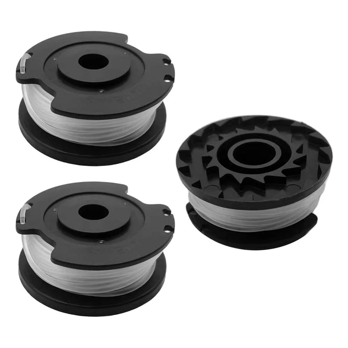 RS3030 3Pcs Replacement Spool for LawnMaster CLGT1810S01  /  CLGT2412  /  CLGT2410 Mower Accessory - 1