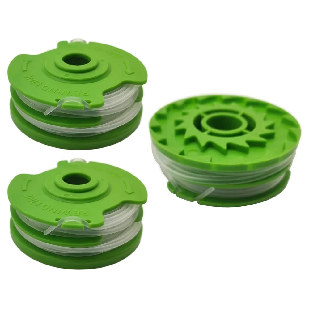 RS90111 3Pcs Replacement Spool for Earthwise ST00011  /  ST00013  /  ST00015  /  ST00113  /  ST00115 Mower Accessory - 1