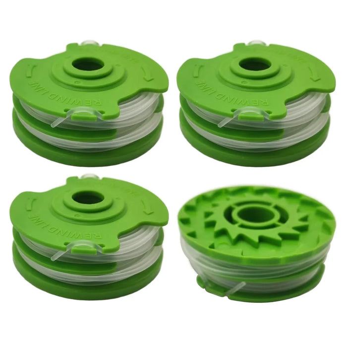 RS90111 4Pcs Replacement Spool for Earthwise ST00011  /  ST00013  /  ST00015  /  ST00113  /  ST00115 Mower Accessory - 1