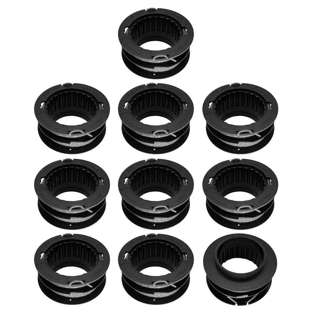 2905303 10Pcs Replacement Spool for Kobalt KST 130X  /  KST 130X-06 40V String Trimmer Mower Accessory - 1