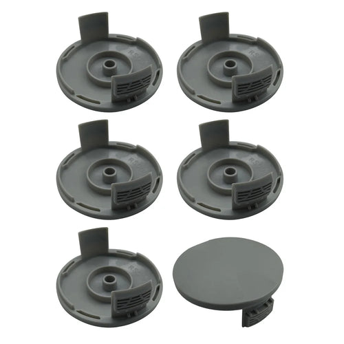RAC122 6Pcs Replacement Spool Cap for Ryobi RLT4027  /  RLT4125  /  RLT5027  /  RLT6030  /  RLT5127  /  RLT6130 Mower Accessory - 1
