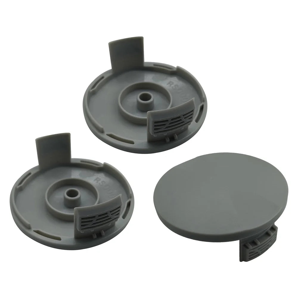 RAC122 3Pcs Replacement Spool Cap for Ryobi RLT4027  /  RLT4125  /  RLT5027  /  RLT6030  /  RLT5127  /  RLT6130 Mower Accessory - 1