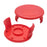 TLE-03-1 2Pcs Replacement Spool Cap for Einhell GE-CT 18 / 28 Li  /  GE-CT 18 / 28 Li TC Lawn Trimmer Accessory - 1