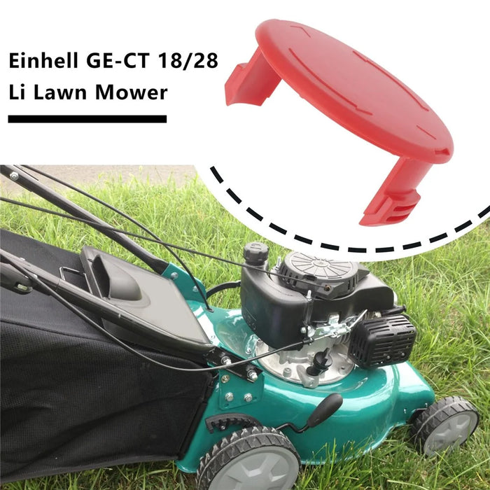 TLE-03-1 2Pcs Replacement Spool Cap for Einhell GE-CT 18 / 28 Li  /  GE-CT 18 / 28 Li TC Lawn Trimmer Accessory - 2