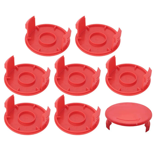 TLE-03-1 8Pcs Replacement Spool Cap for Einhell GE-CT 18 / 28 Li  /  GE-CT 18 / 28 Li TC Lawn Trimmer Accessory - 1