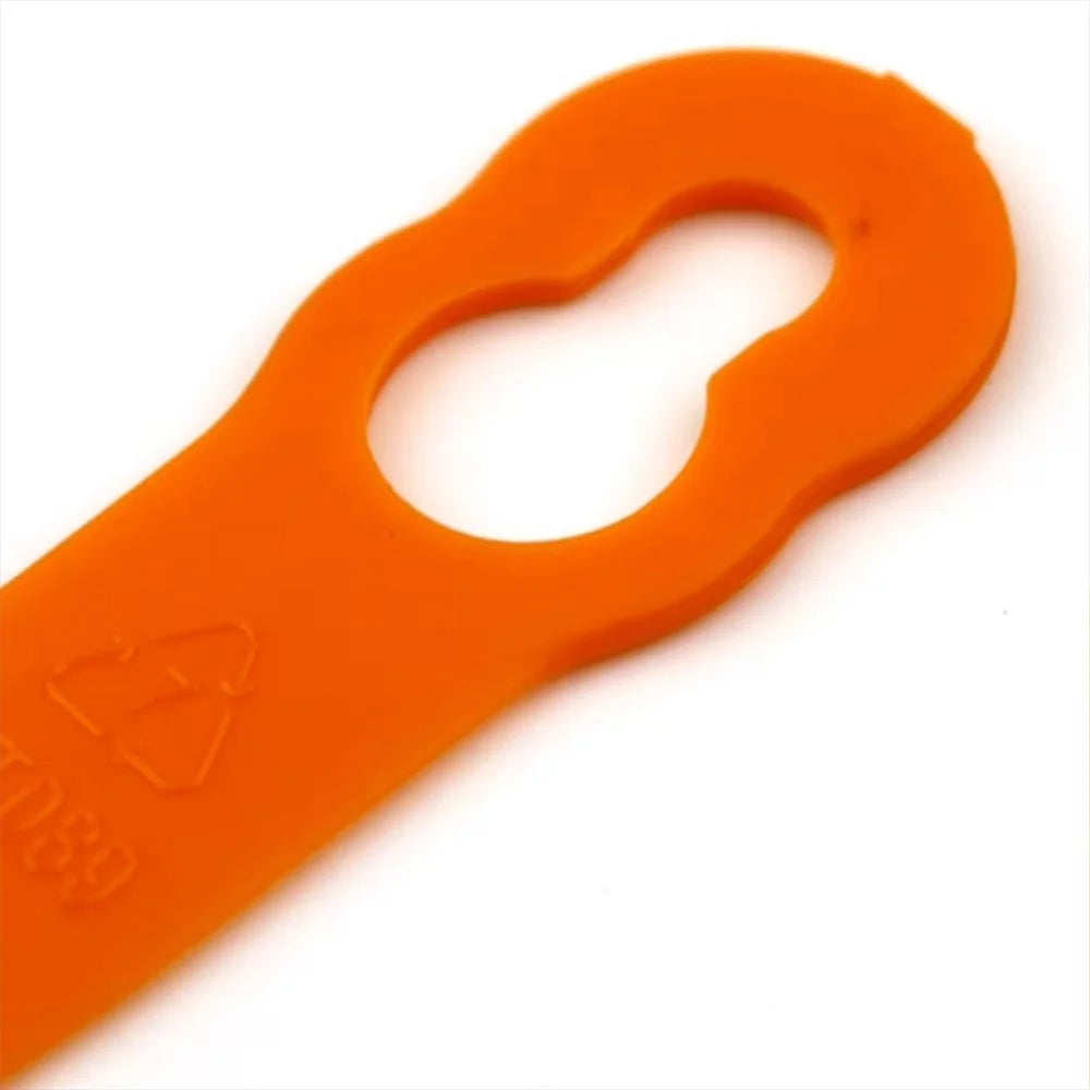 100Pcs for STIHL Polycut 2-2 ABS Cutting Blades Lawn Mower Replacement Parts - 7