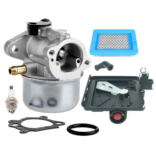 799868 Carburetor for Briggs & Stratton Lawn Mower Replacement Carburetor Air Filter Spark Plug Kit - 1