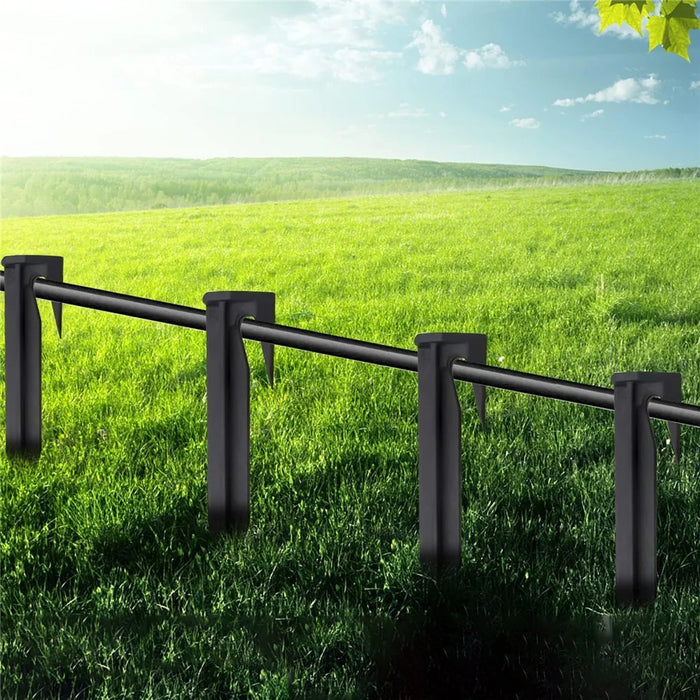 100Pcs 8.5cm Lawn Mower Ground Staples Edging Stakes Plastic Yard Garden Boundary Wire Anchor Pegs - 6