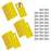 30Pcs for Honda Miimo Robotic Lawn Mower Stainless Steel Replacement Blades, 39.2x17.5mm - Gold - 1