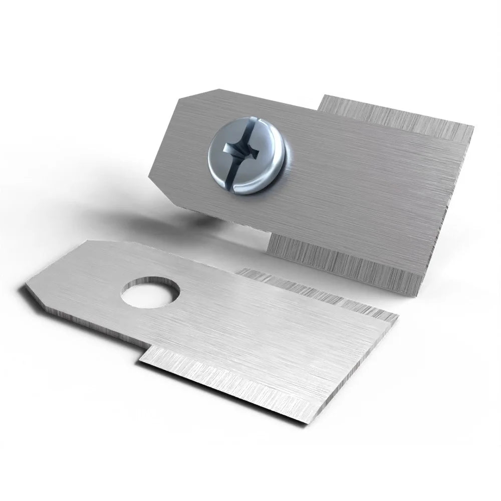 30Pcs for Husqvarna Lawn Mower Stainless Steel Replacement Cutting Blades, 35x18mm - Silver - 7