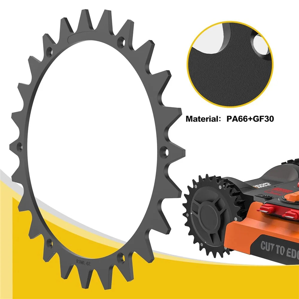 RSWL-02 For Worx Landroid L WR155E / WR153E Lawn Mower 2 Spikes + 14 Self-Tapping Screws - 4