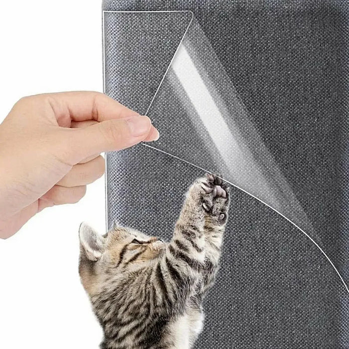 20x500CM Clear PVC Furniture Protector Anti Pet Scratch Sofa Mat Couch Protector - 4