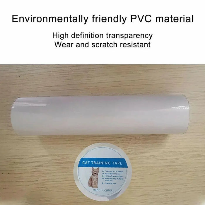 20x500CM Clear PVC Furniture Protector Anti Pet Scratch Sofa Mat Couch Protector - 6