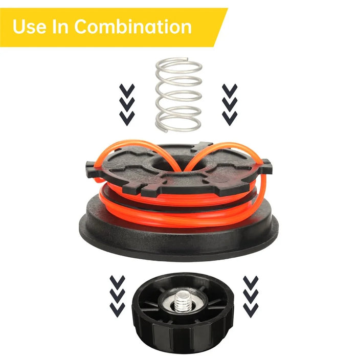 3PCS Replacement Spool Spring Compatible with MTD 791-BQ01642 791-610317 791-610317B - 6