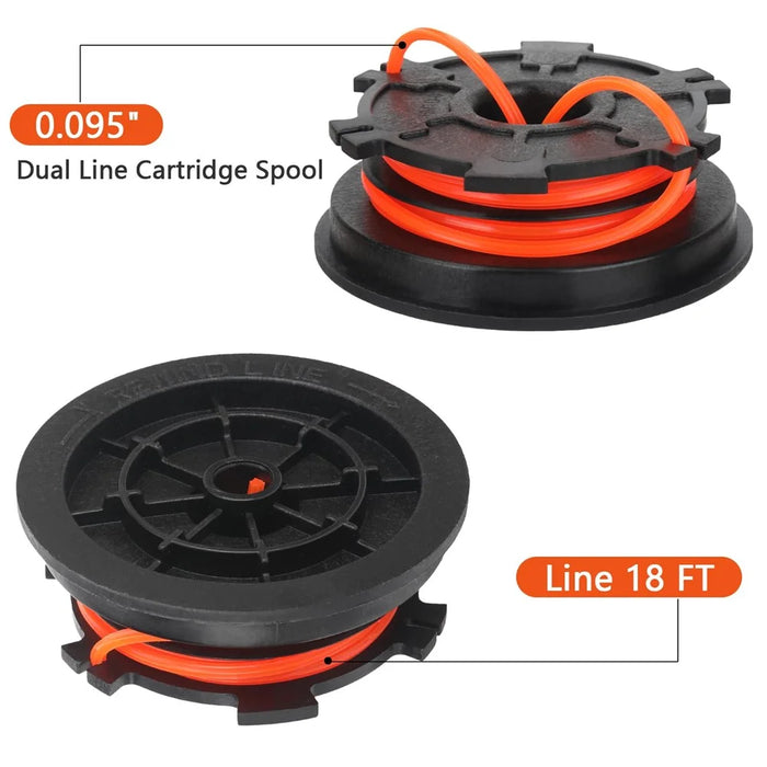 753-1156 (RS753) 8Pcs for MTD Lawn Mower 18ft Nylon Rope Replacement Spool - 7
