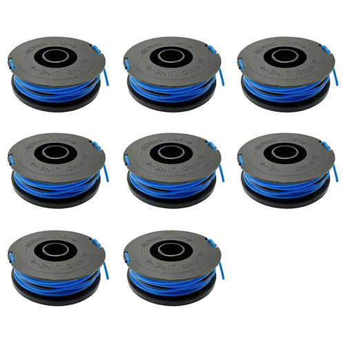 RSJA-01 8Pcs for Spear & Jackson GT600 / GT450 Lawn Mower 32ft Nylon Rope Replacement Spool - 1