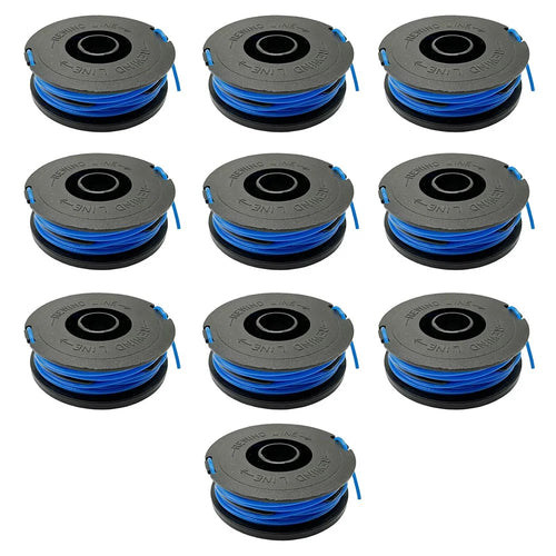 RSJA-01 10Pcs for Spear & Jackson GT600 / GT450 Lawn Mower 32ft Nylon Rope Replacement Spool - 1