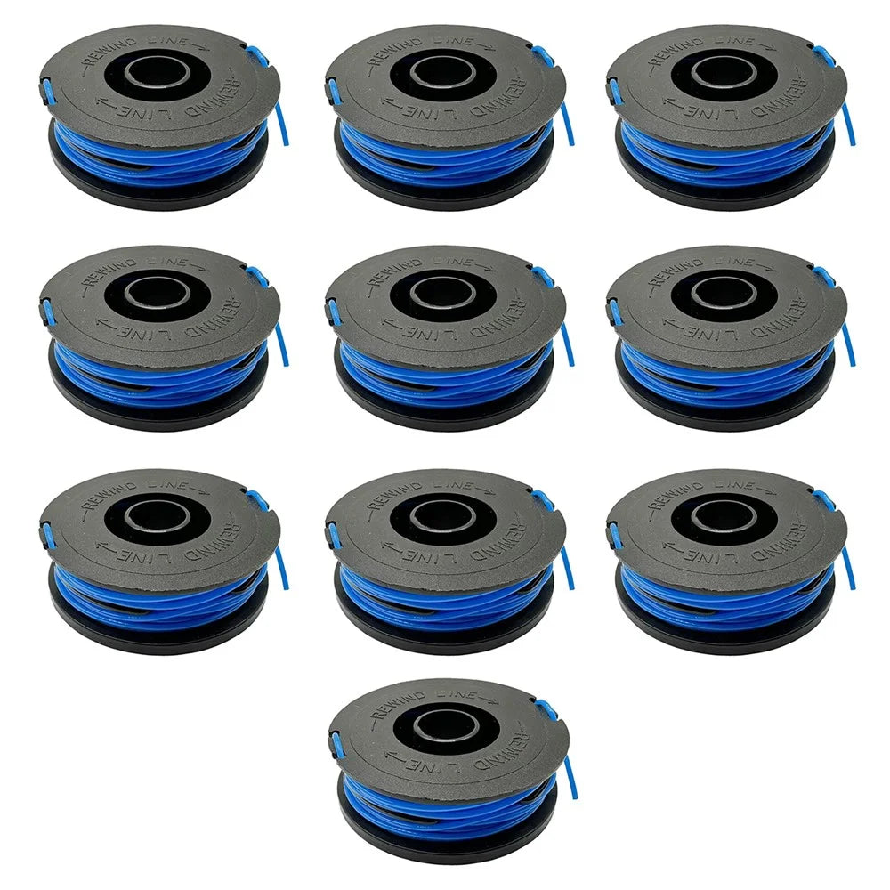 RSJA-01 10Pcs for Spear & Jackson GT600 / GT450 Lawn Mower 32ft Nylon Rope Replacement Spool - 1
