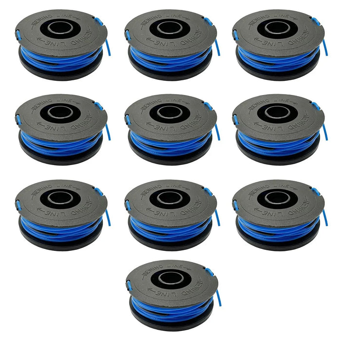 RSJA-01 10Pcs for Spear & Jackson GT600 / GT450 Lawn Mower 32ft Nylon Rope Replacement Spool - 1