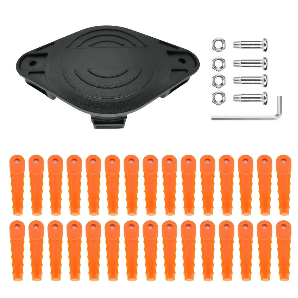 For Black & Decker EVBD-01 Garden Lawn Mower Trimmer Head with 30 Blades - 1